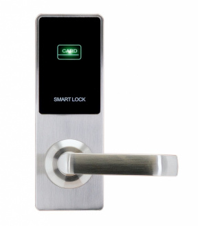 Электронный гостиничный замок HSU-6675-S, Mifare, корпус из нержавеющей стали. Механизм ультра малого размера.